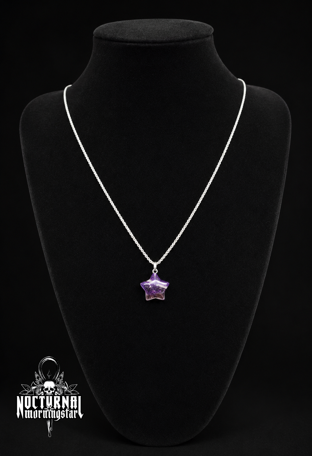 Amethyst Star Chain Necklace