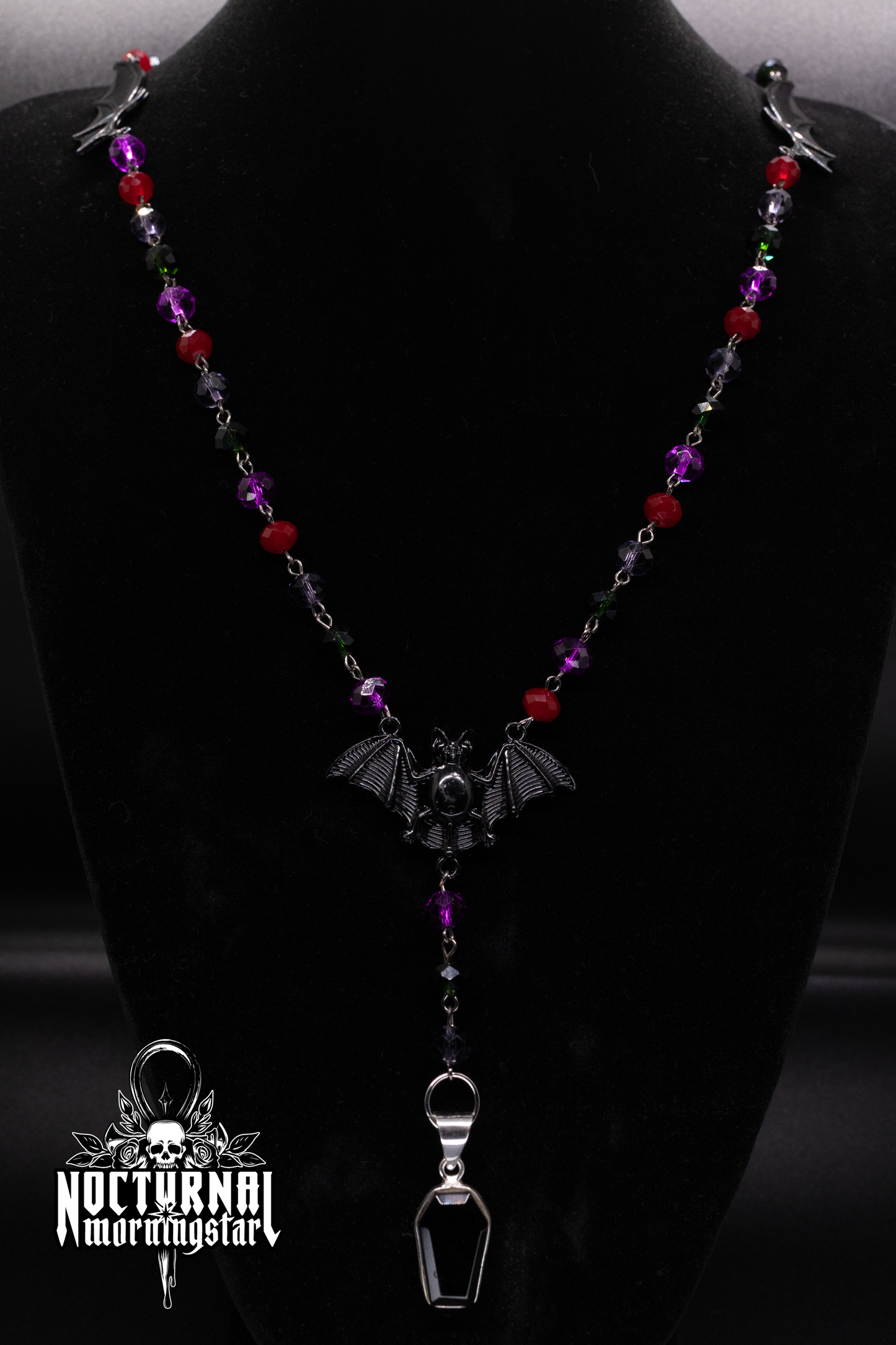 Onyx Coffin Rosary