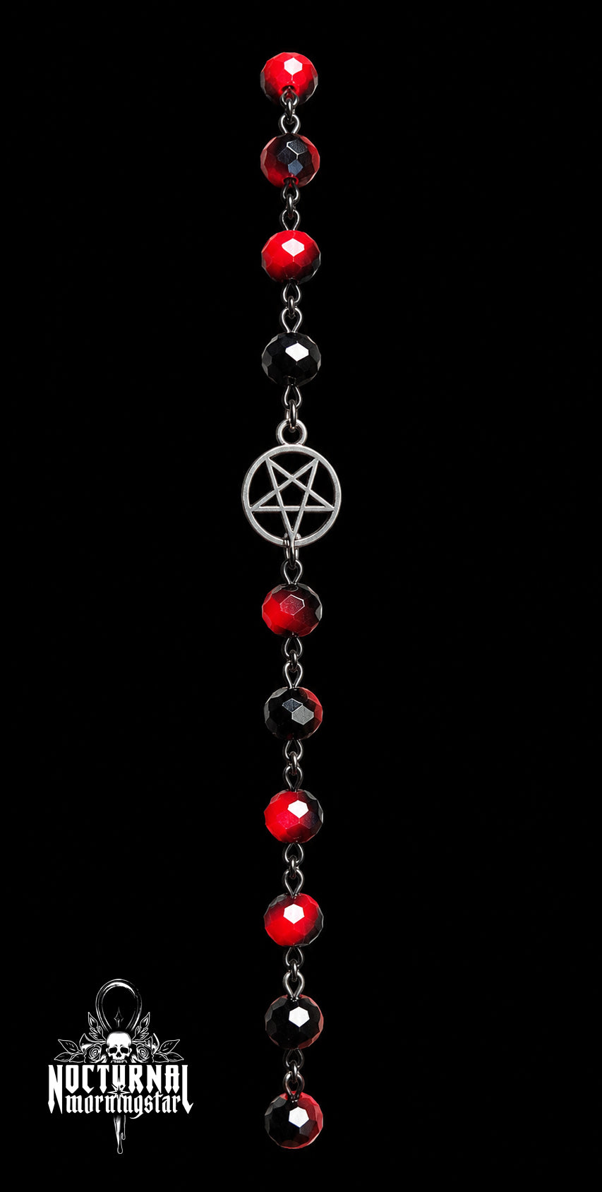 Baphomet Cross Rosary
