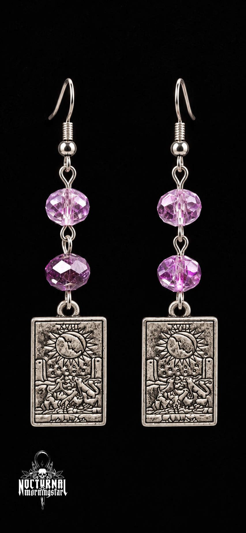 LaLuna Tarot Card Earrings