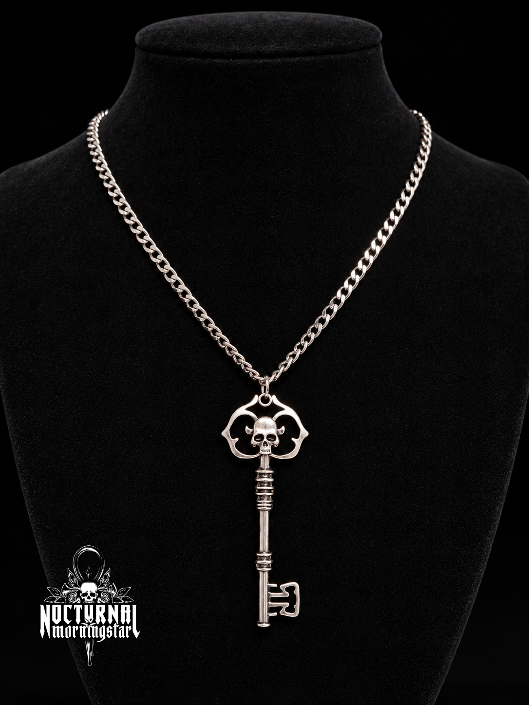 Skeleton Key Chain Necklace