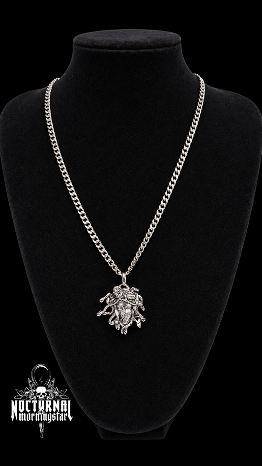 Medusa Box Chain Necklace