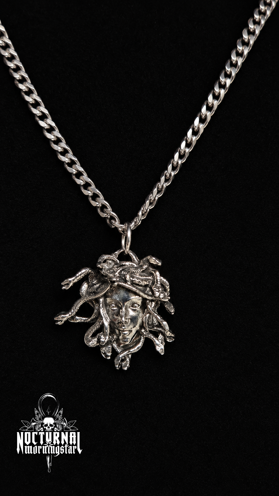 Medusa Box Chain Necklace