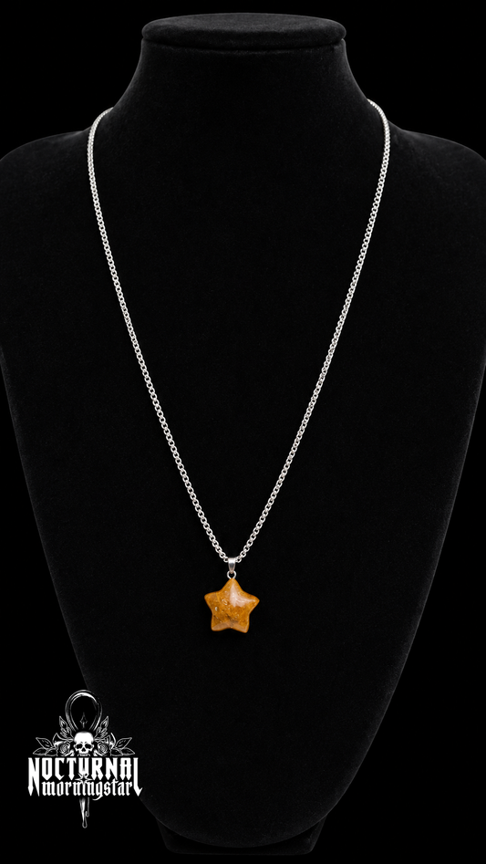 Yellow Aventurine Star Box Chain Necklace