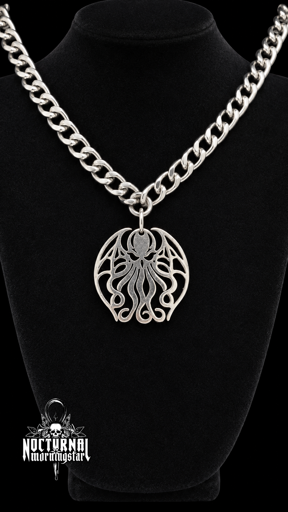 Cthulhu Rolo Chain Necklace
