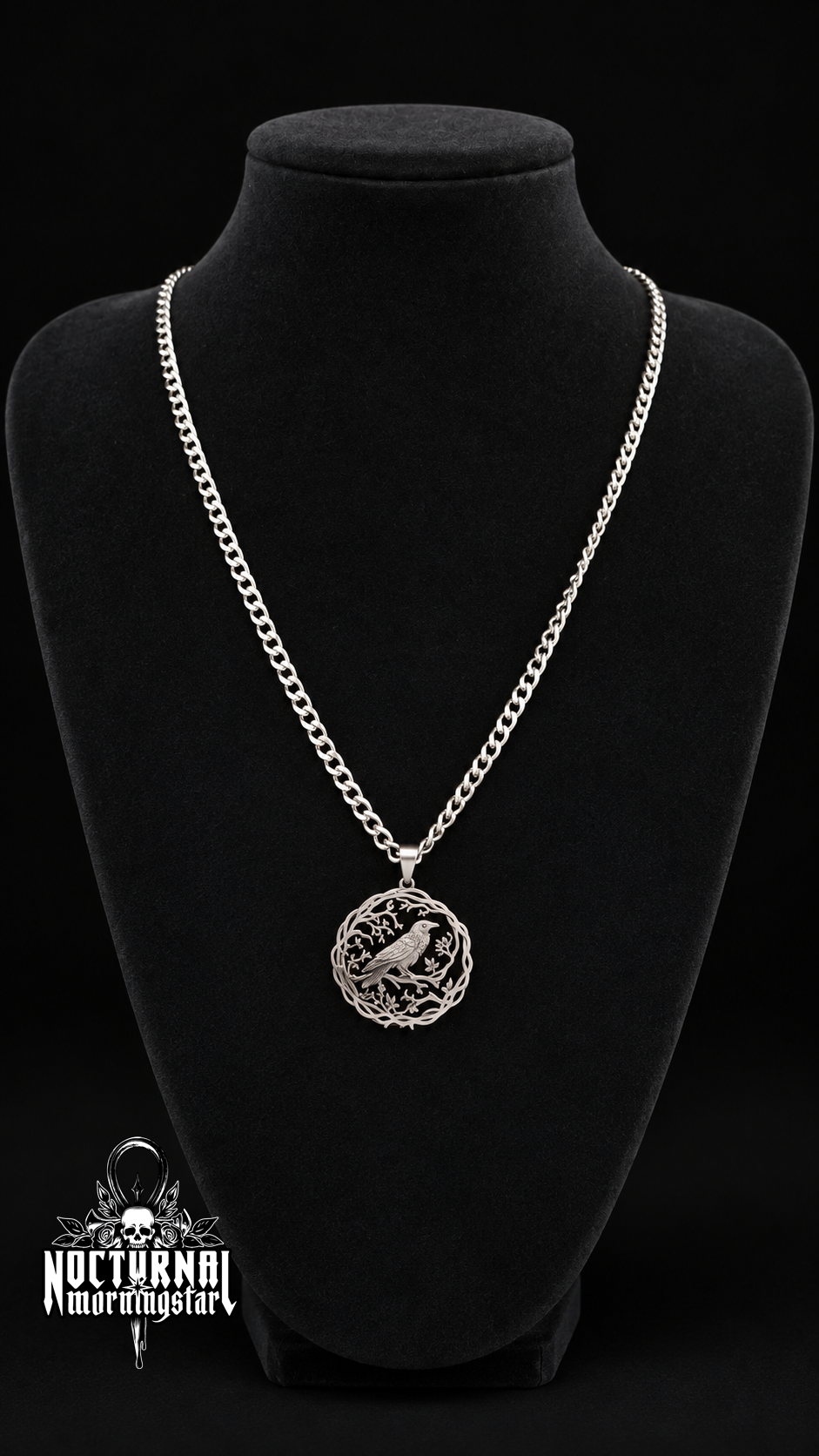 Crow Box Chain Necklace