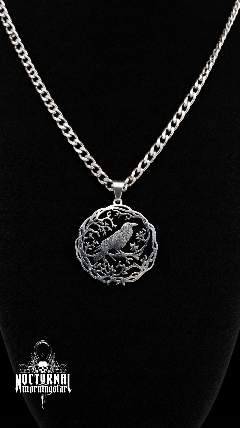 Crow Box Chain Necklace