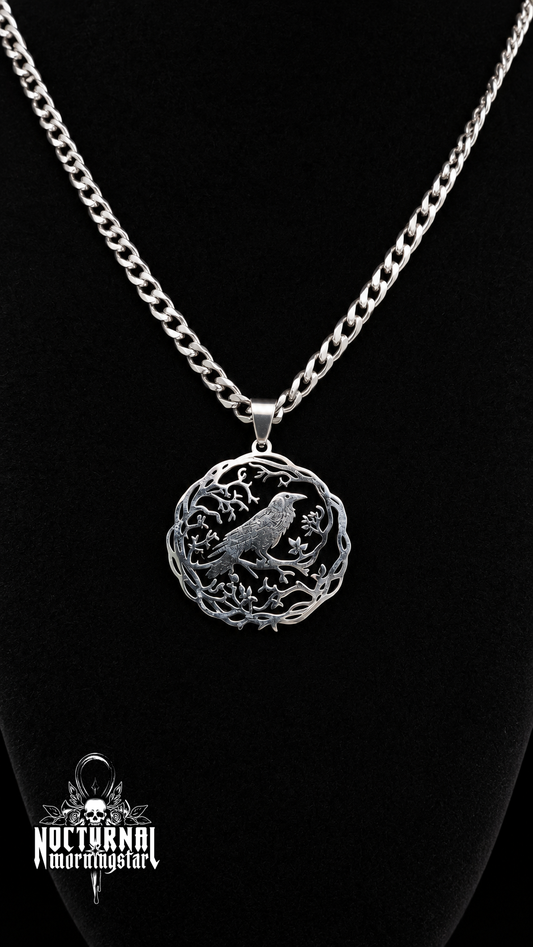 Crow Box Chain Necklace