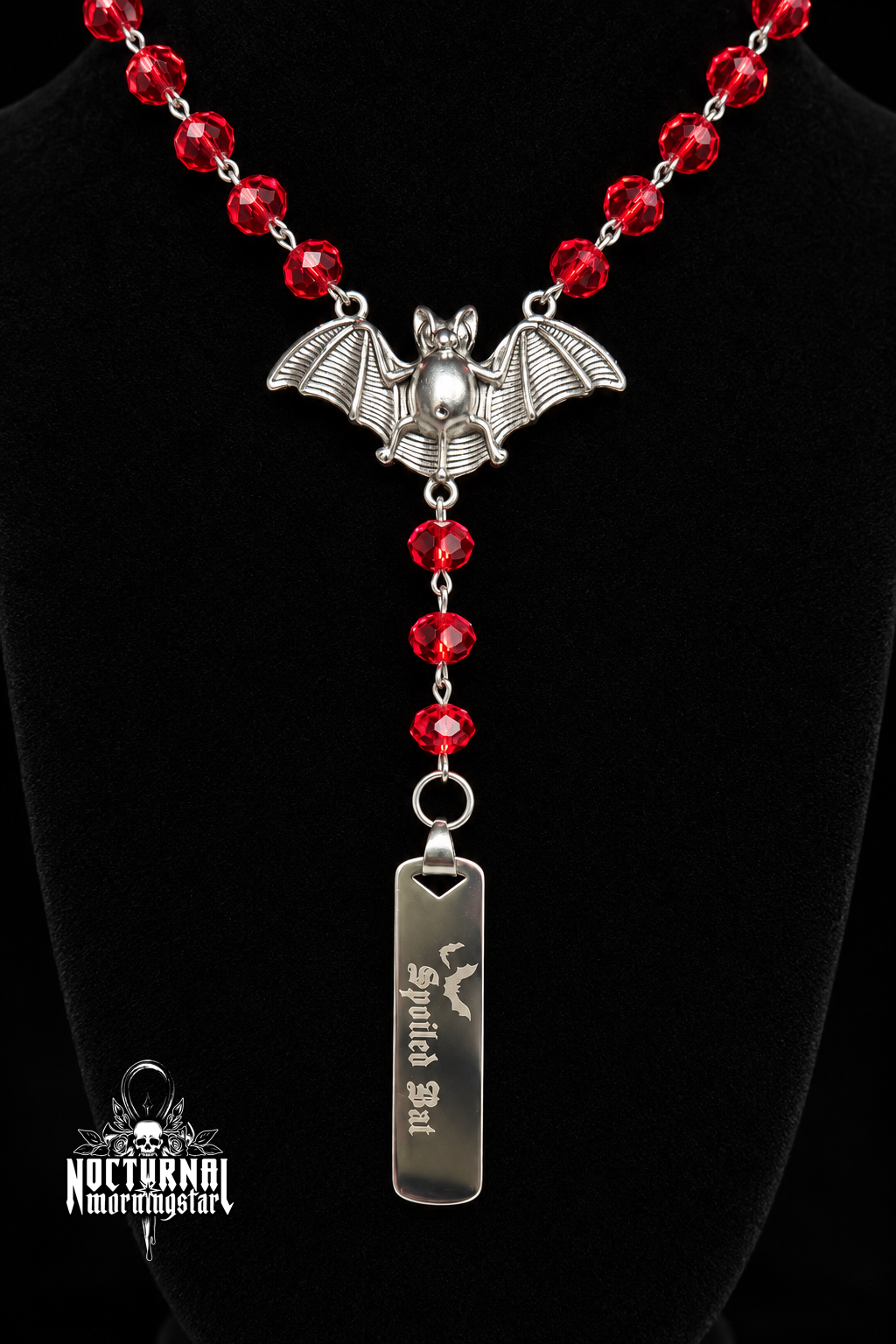 "Spoiled Bat" Pendant Rosary