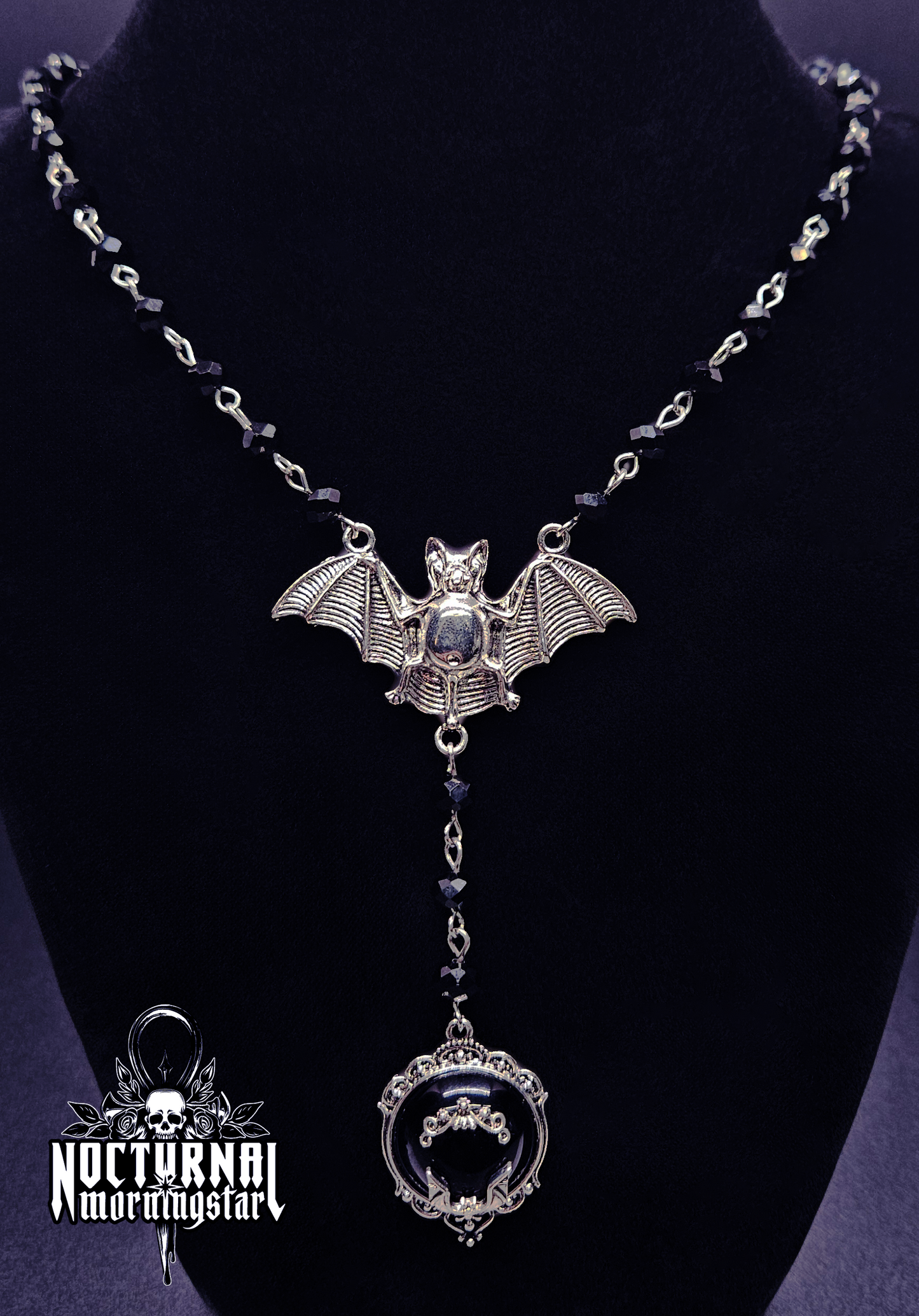 Bat Rosary w/ Mini Bat Cameo