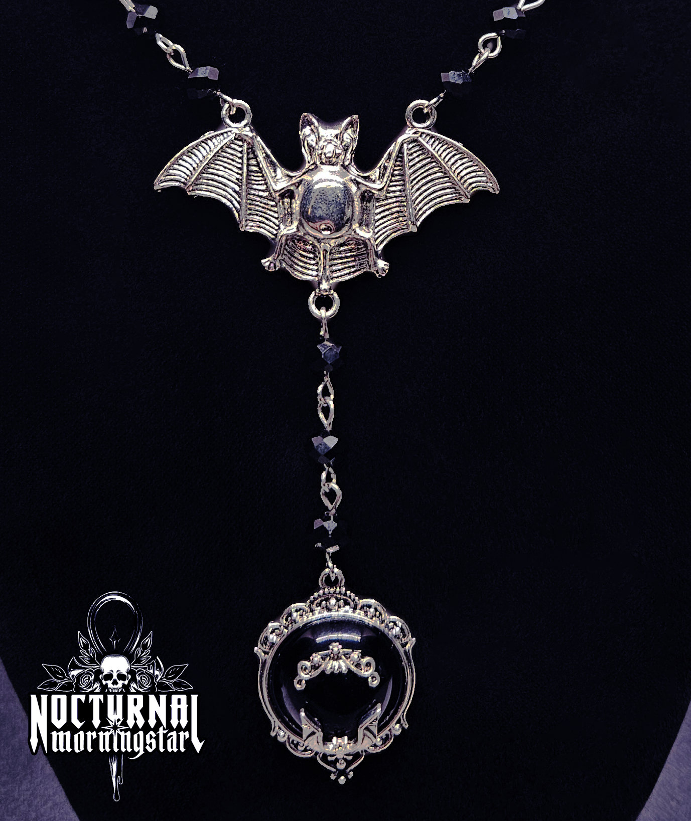 Bat Rosary w/ Mini Bat Cameo