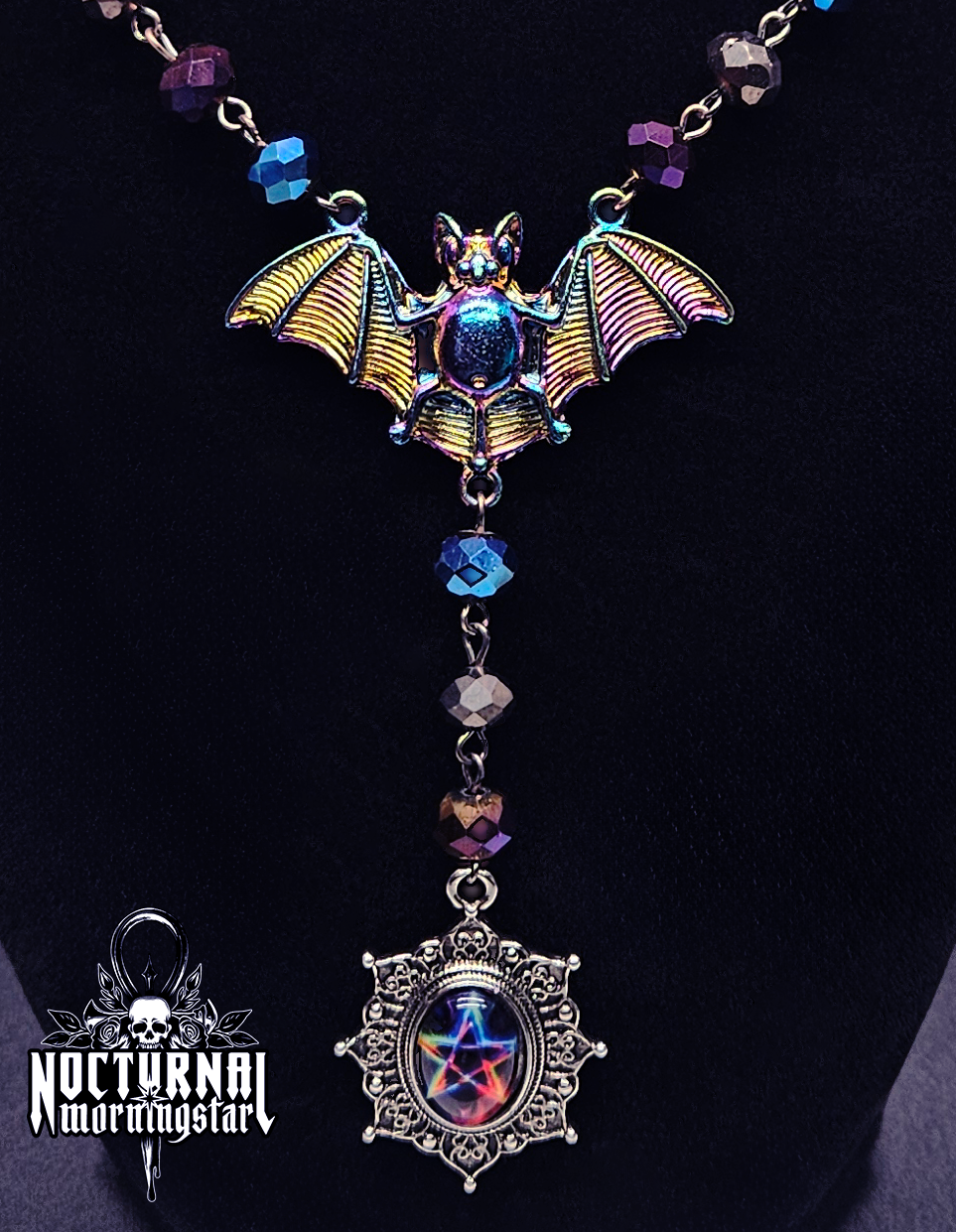 Pride Pentacle Cameo Rosary