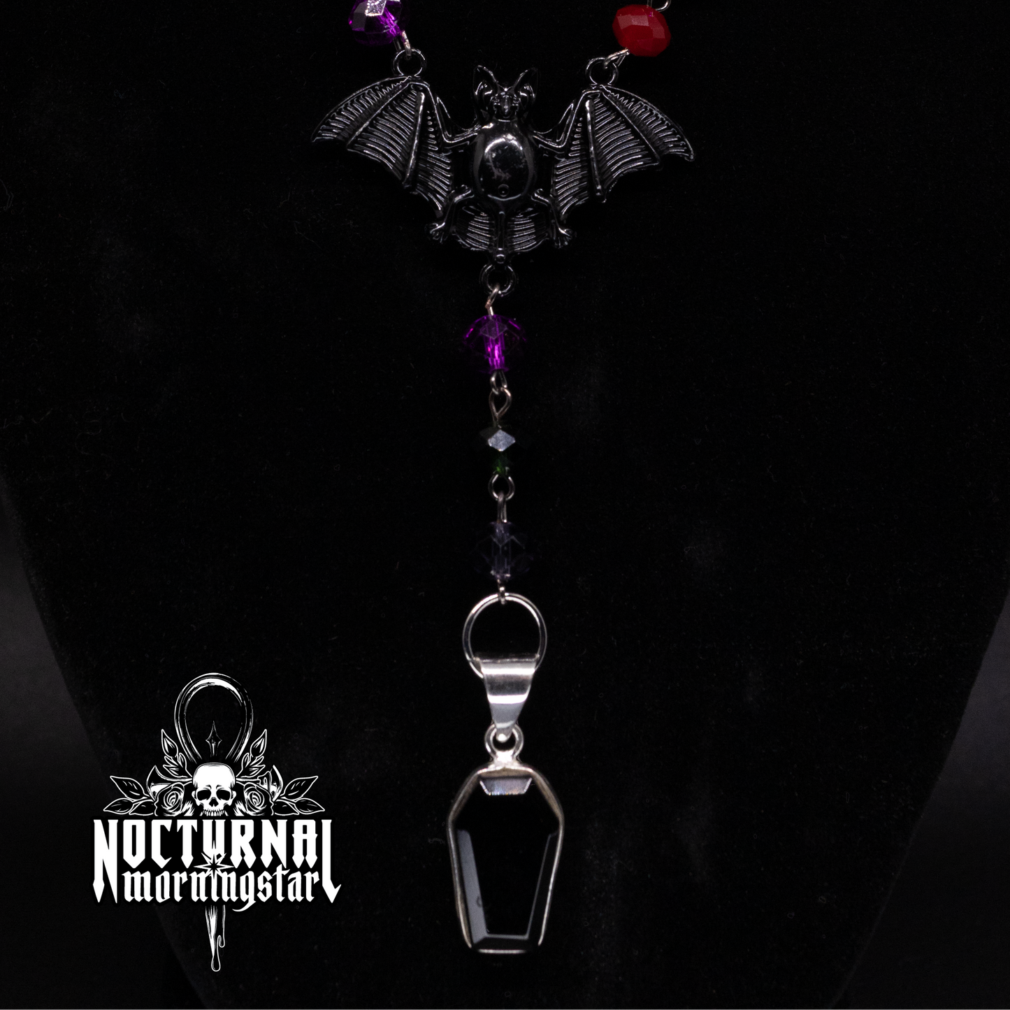 Onyx Coffin Rosary