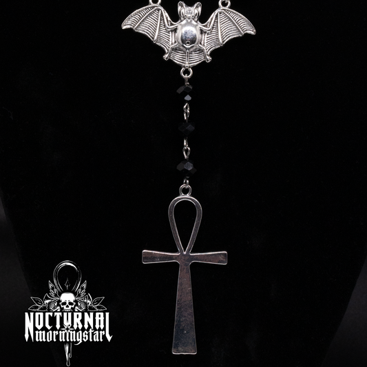 Bat Rosary With Ankh