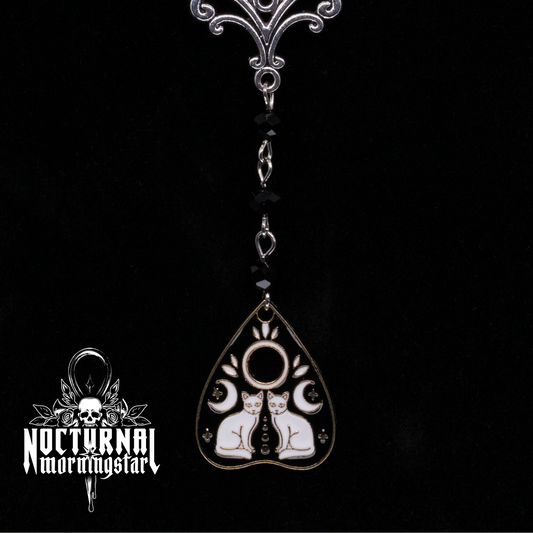 Cat & Moons Planchette Rosary