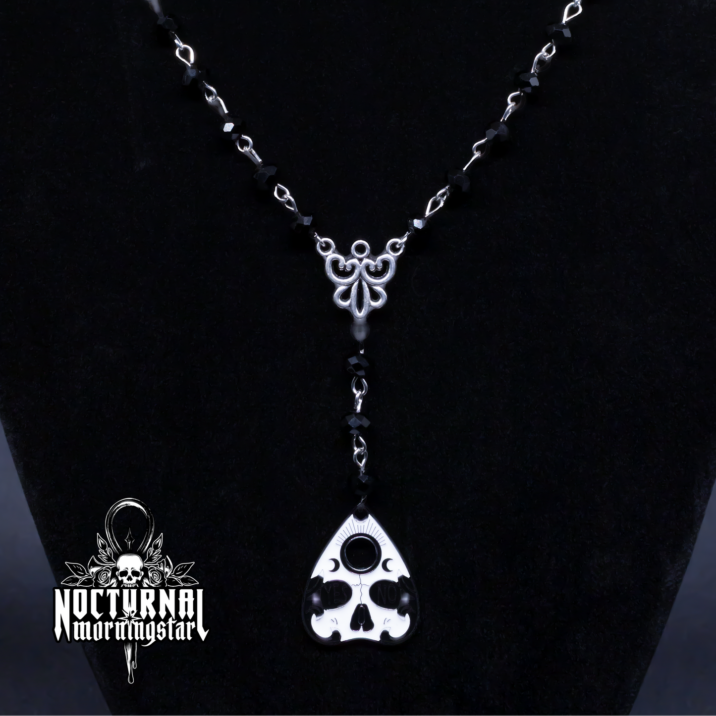 Skull Planchette Rosary