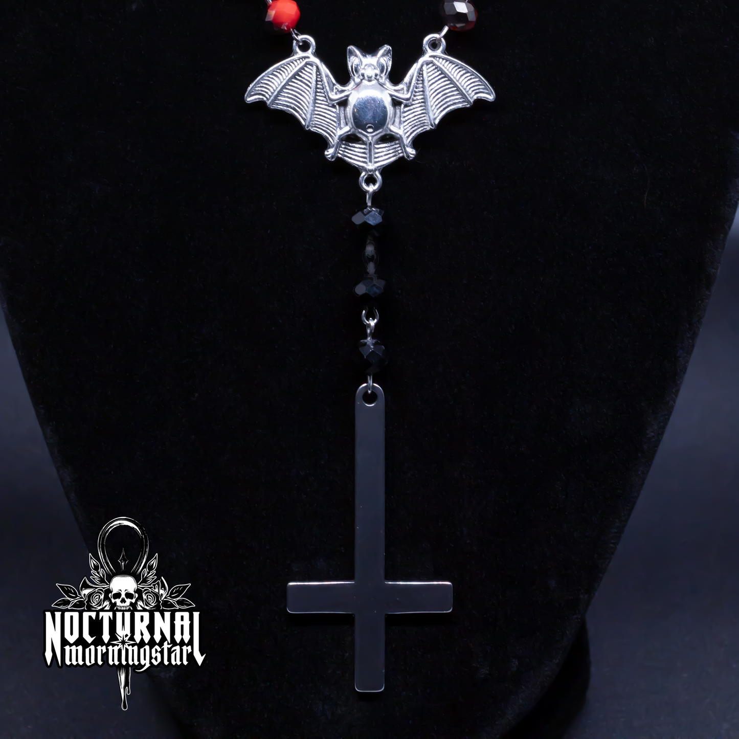 Inverted Cross Rosary