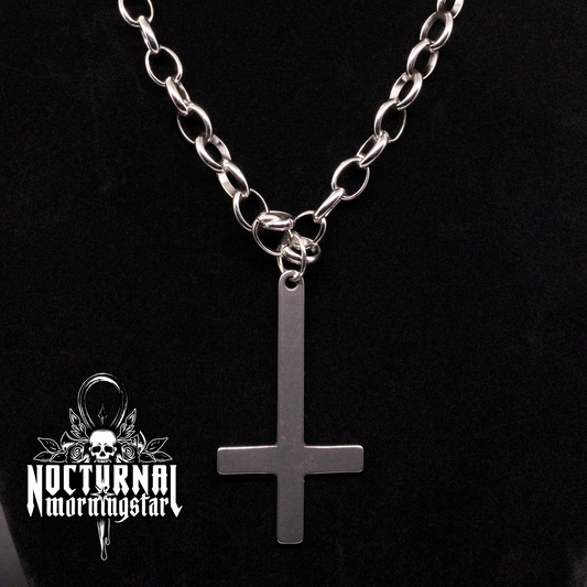 Inverted Cross Necklace