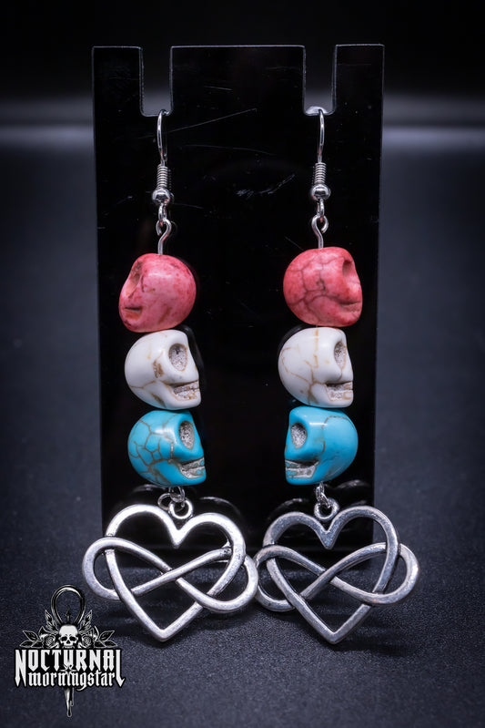 Trans Colors Themed Earrings