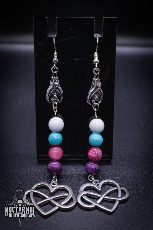 New Poly/Bisexual Colors Themed Earrings