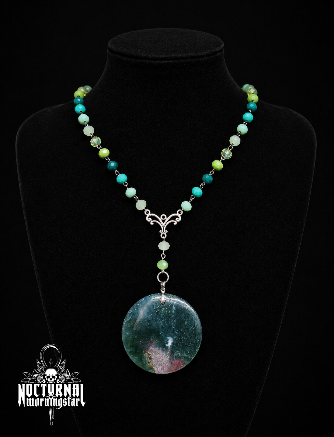 Moss Agate Rosary