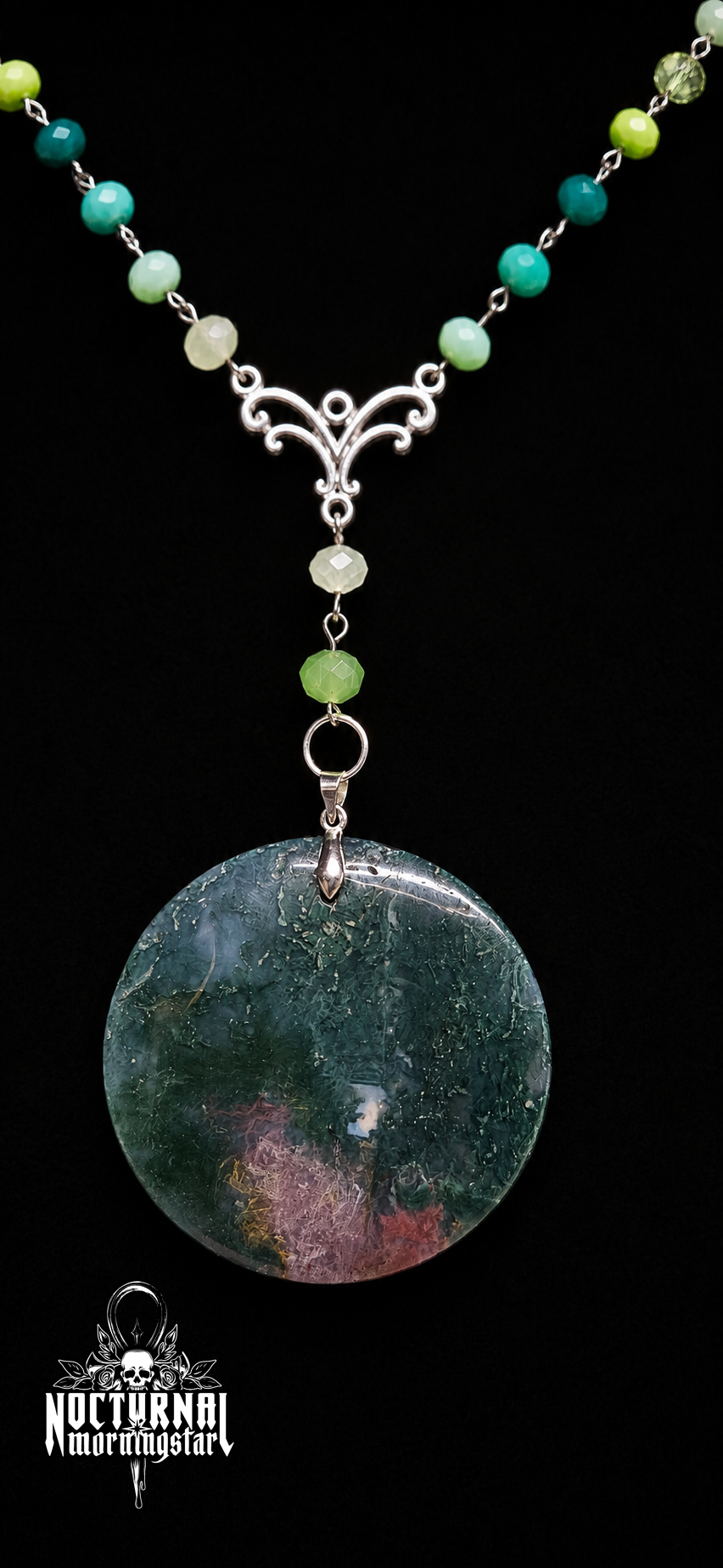 Moss Agate Rosary