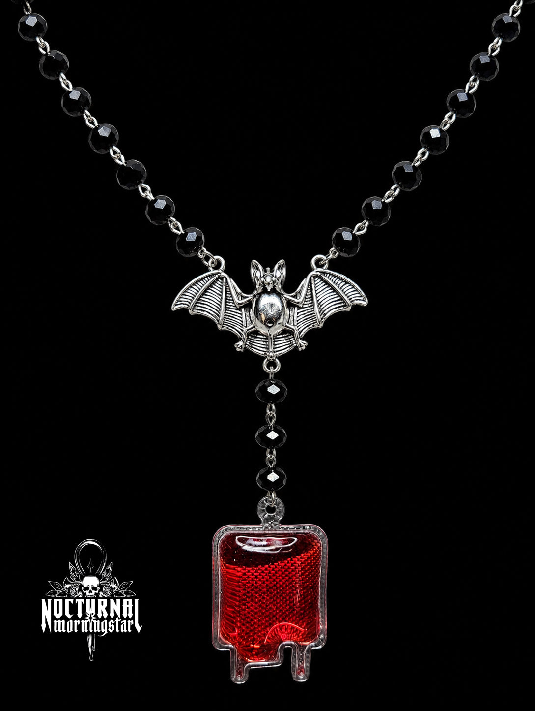 Bat with Blood Bag Rosary