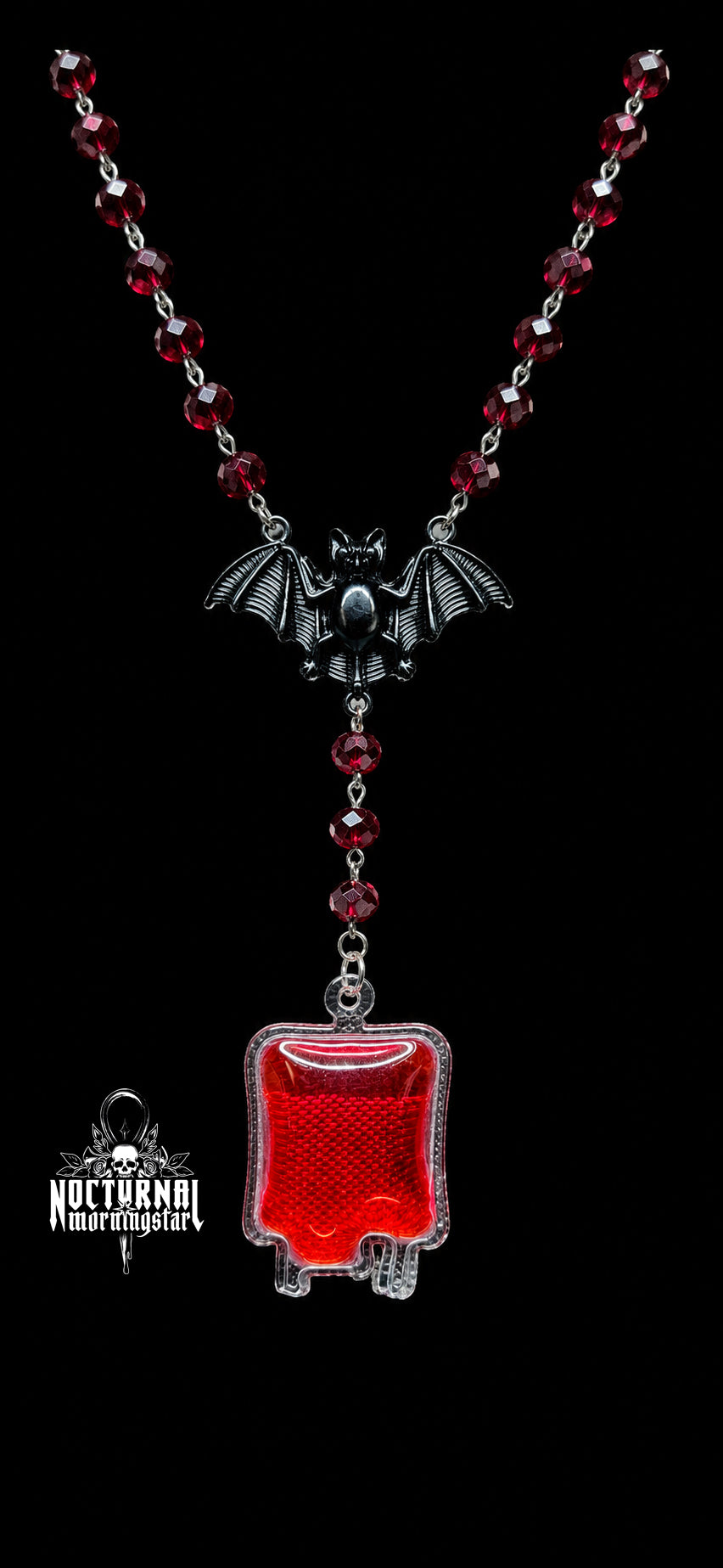 Bat with Blood Bag Rosary