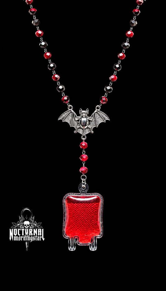 Bat with Blood Bag Rosary