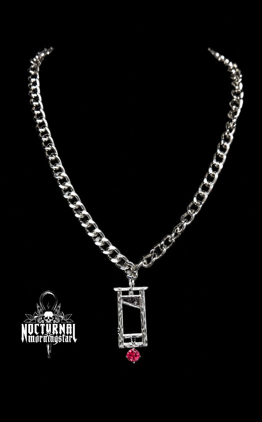 Guillotine Rolo Chain Necklace