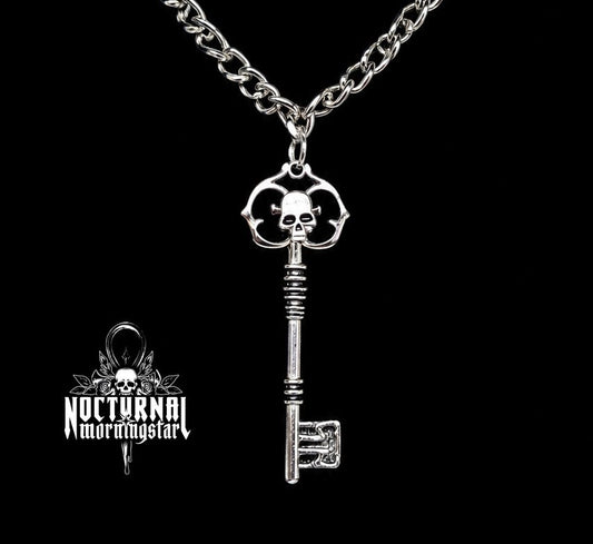 Skeleton Key Chain Necklace