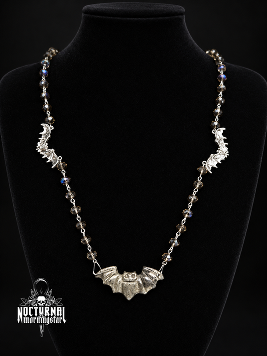 Pyrite Bat Rosary