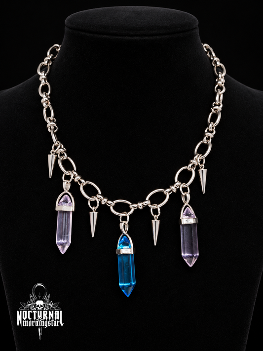 Chain Choker (Pink & Blue)