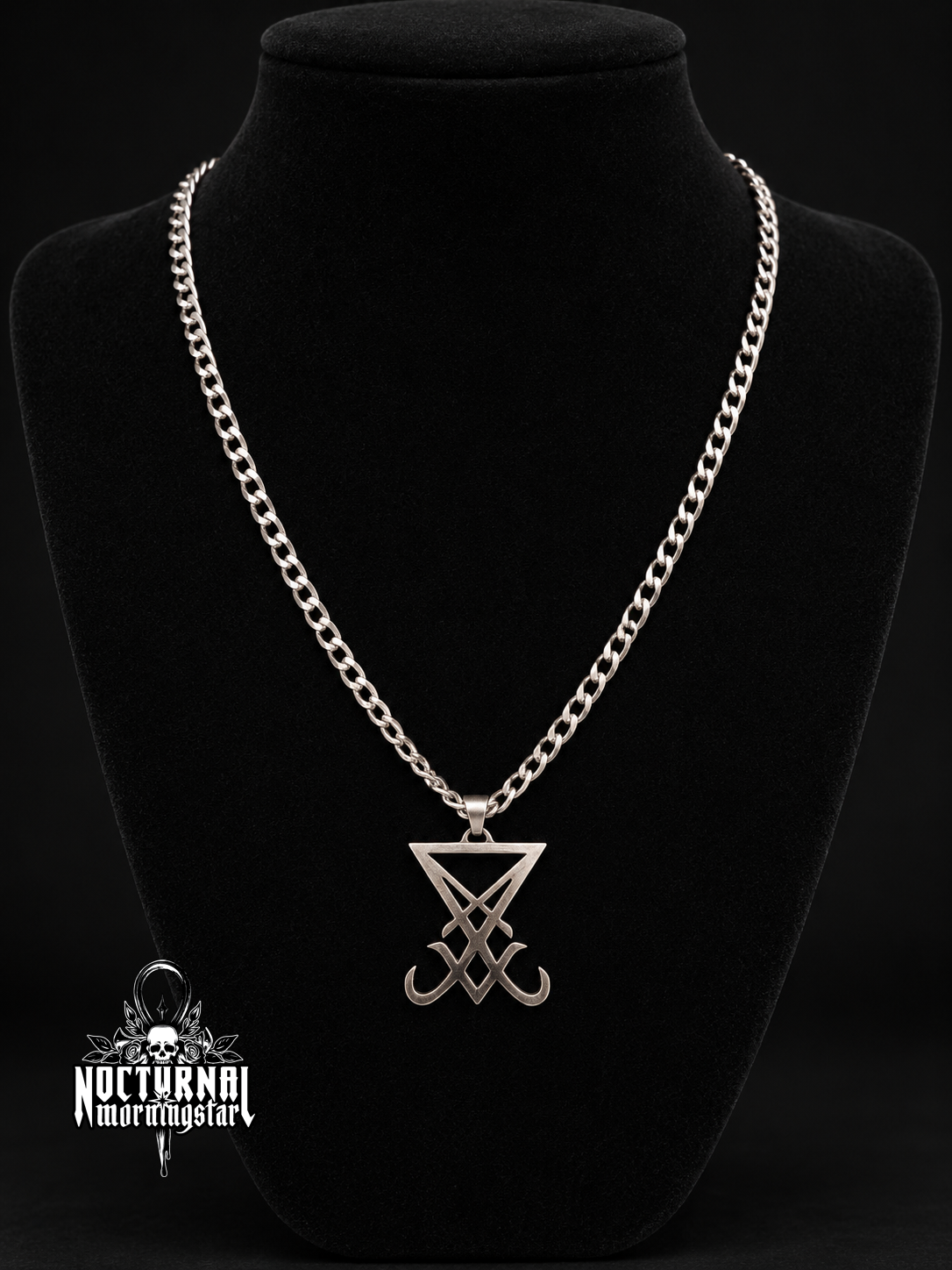Lucifer Sigil Chain Necklace