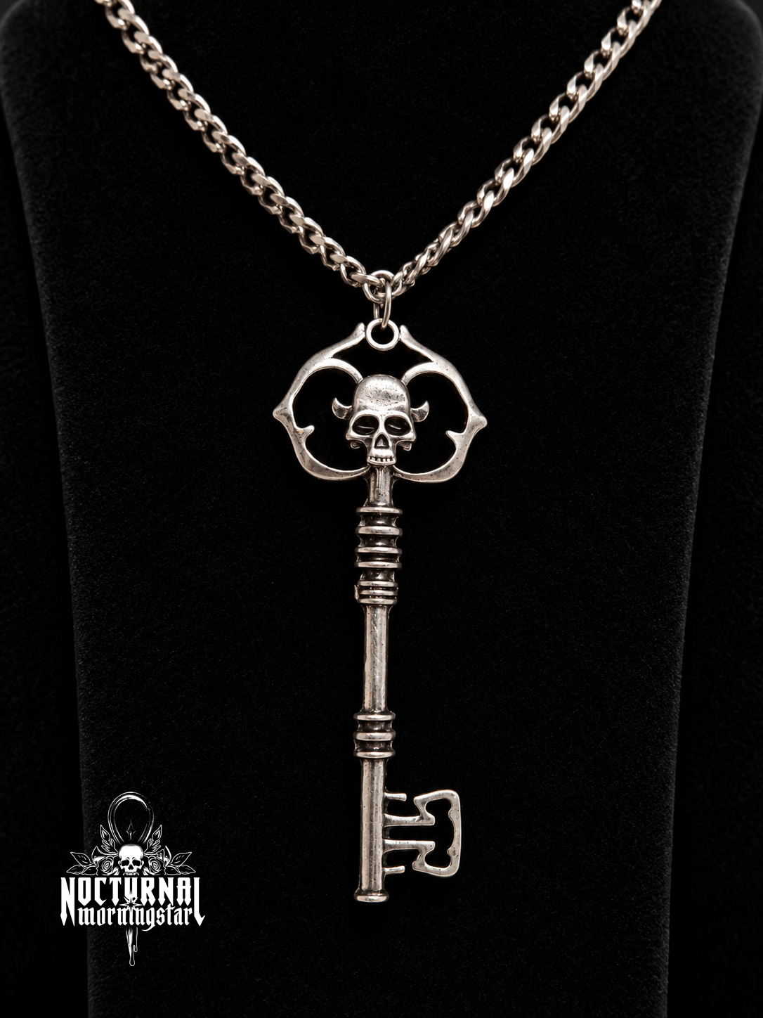 Skeleton Key Chain Necklace