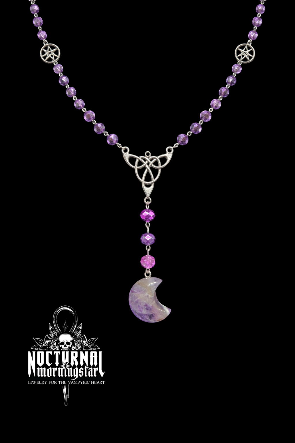 Amethyst Moon Rosary