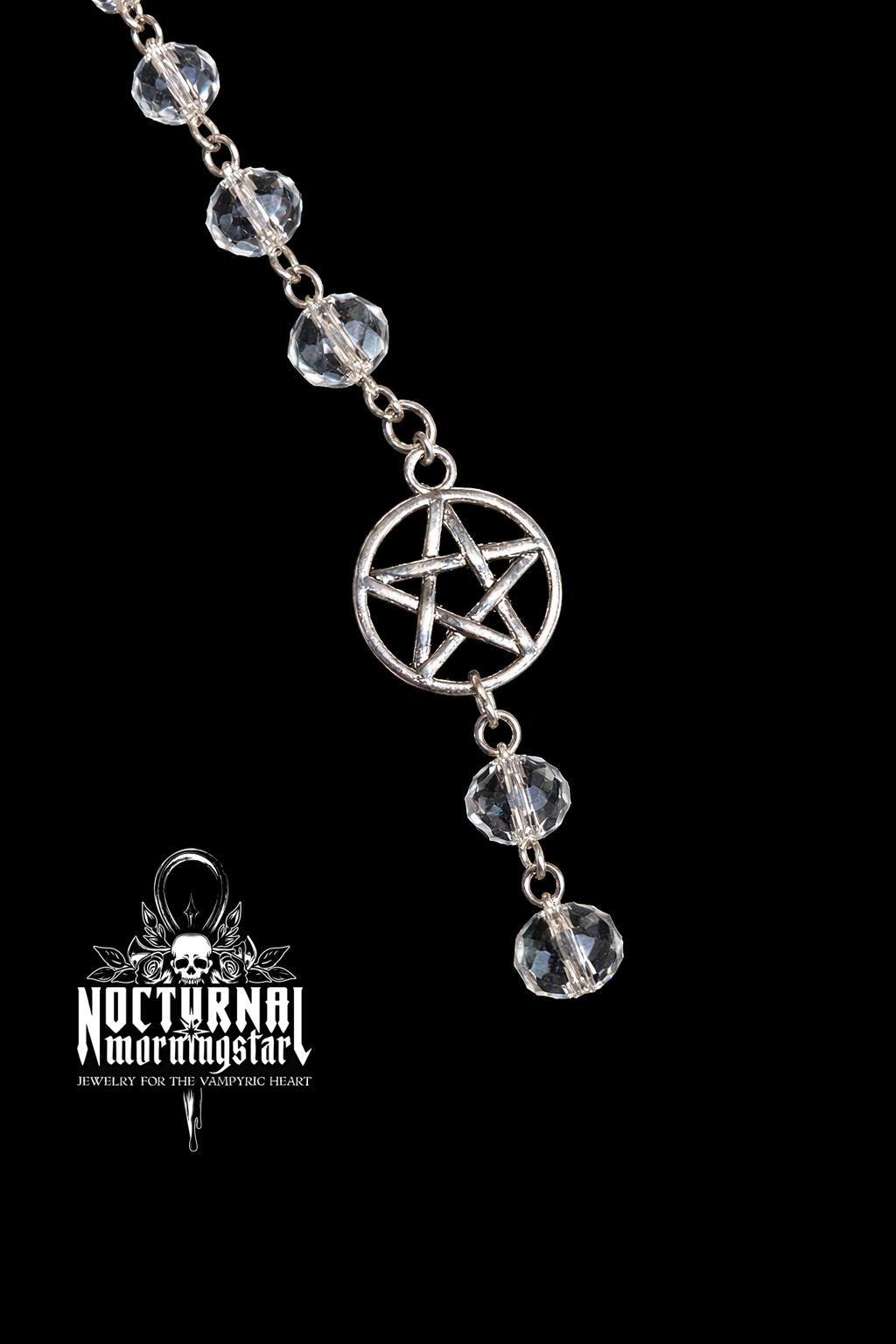 Quartz Moon Rosary