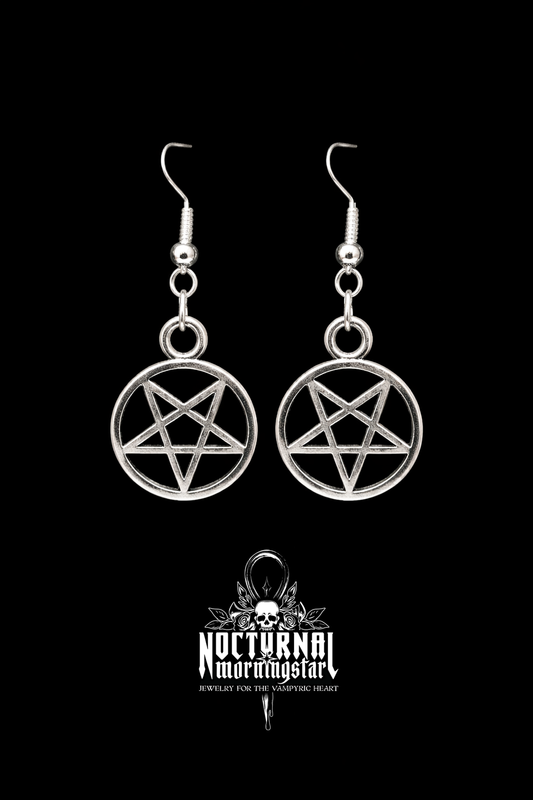 Mini Pentagram Earrings