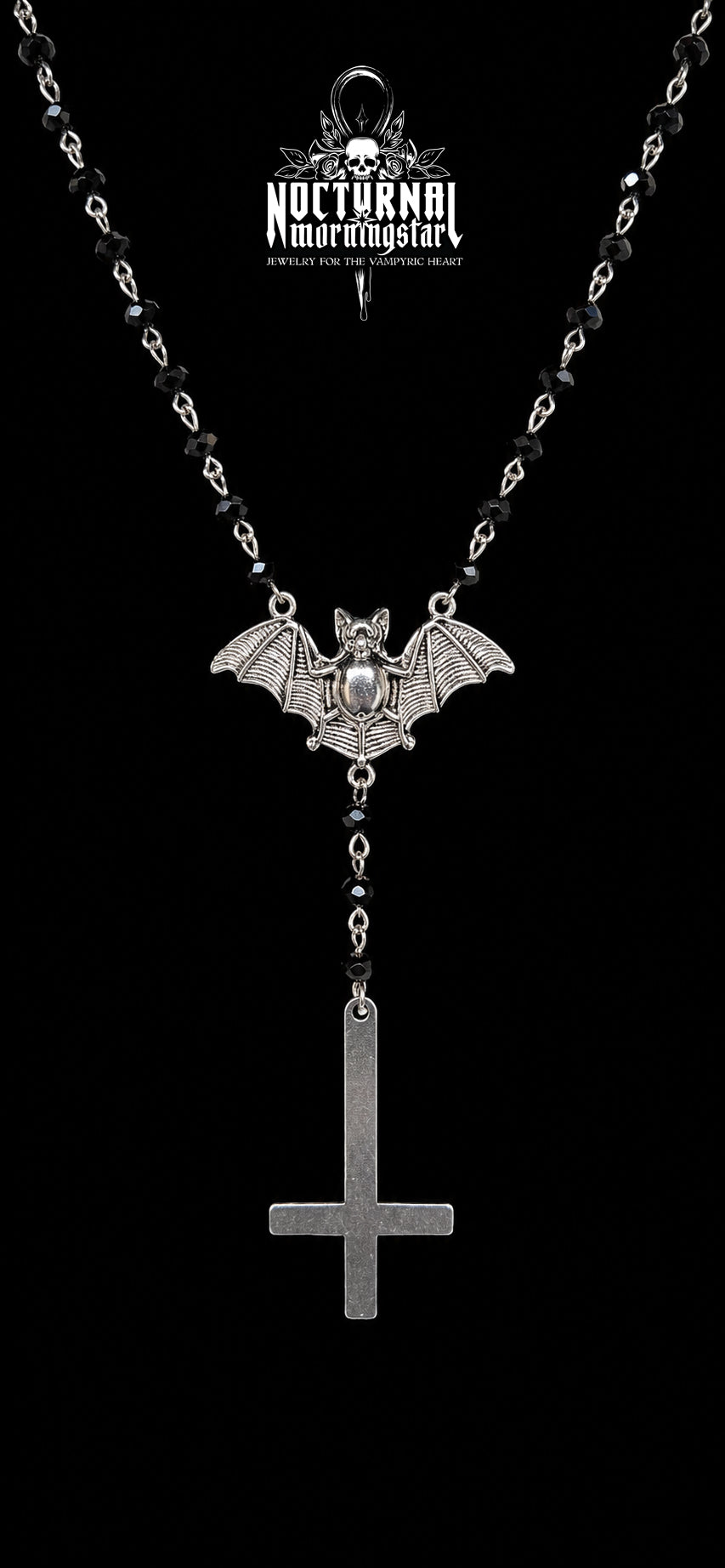 Inverted Cross Rosary