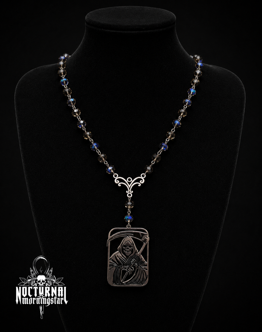 Grim Reaper Labradorite Rosary
