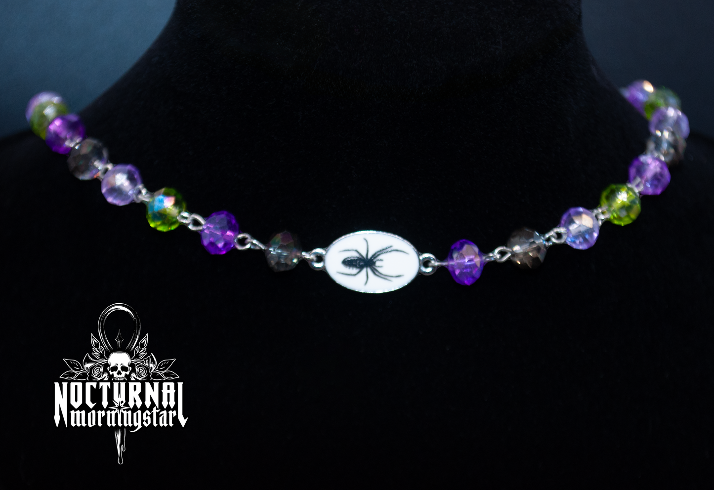 Vintage Spider Web Rosary