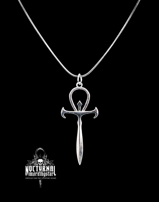 Vampyre Ankh Necklace