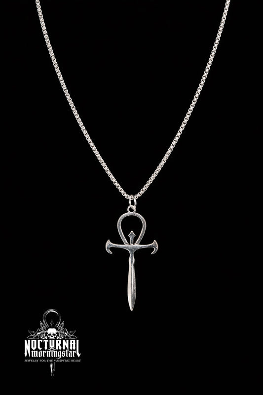 Vampyre Ankh Necklace