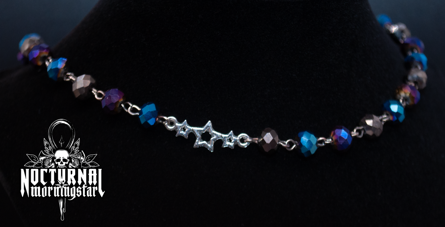 Pride Agate Bat Rosary