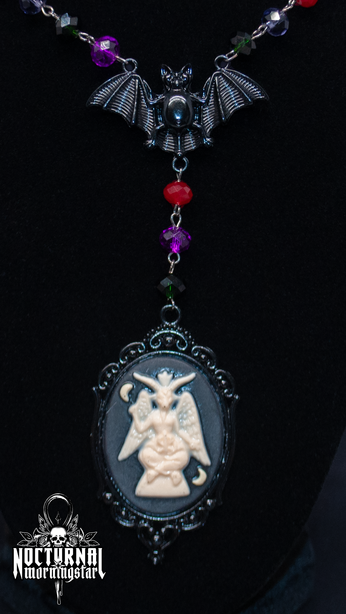 Baphomet Cameo Rosary