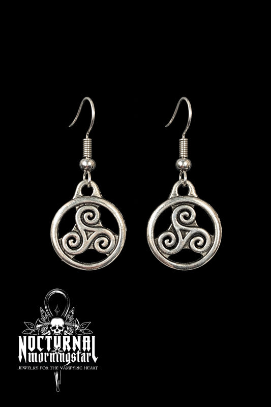 Triskelion Earrings