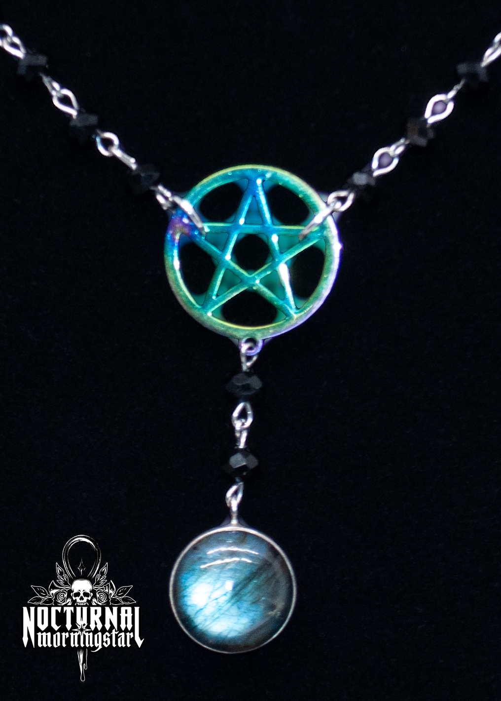 Labradorite & Pentacle Rosary